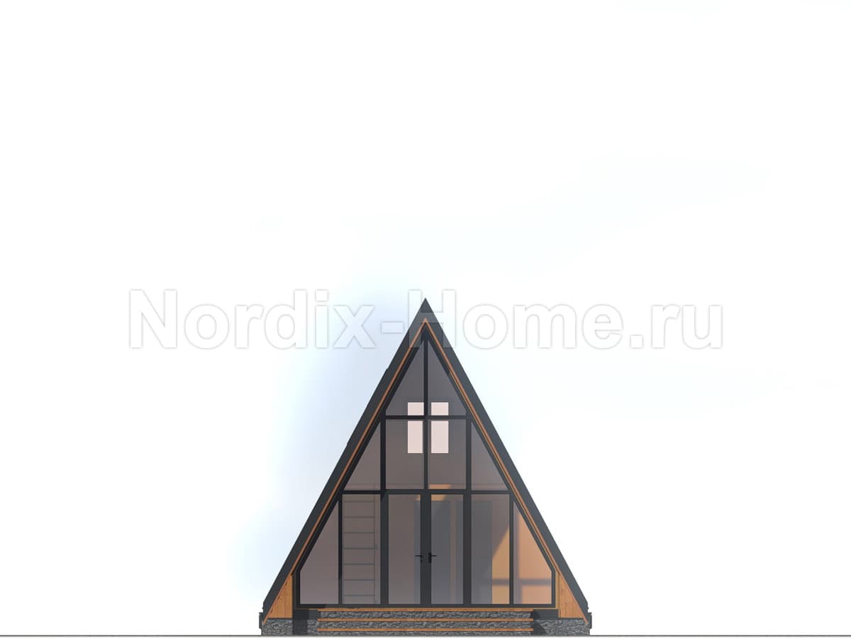 Чертёж фасада проекта Aurora, вид 1