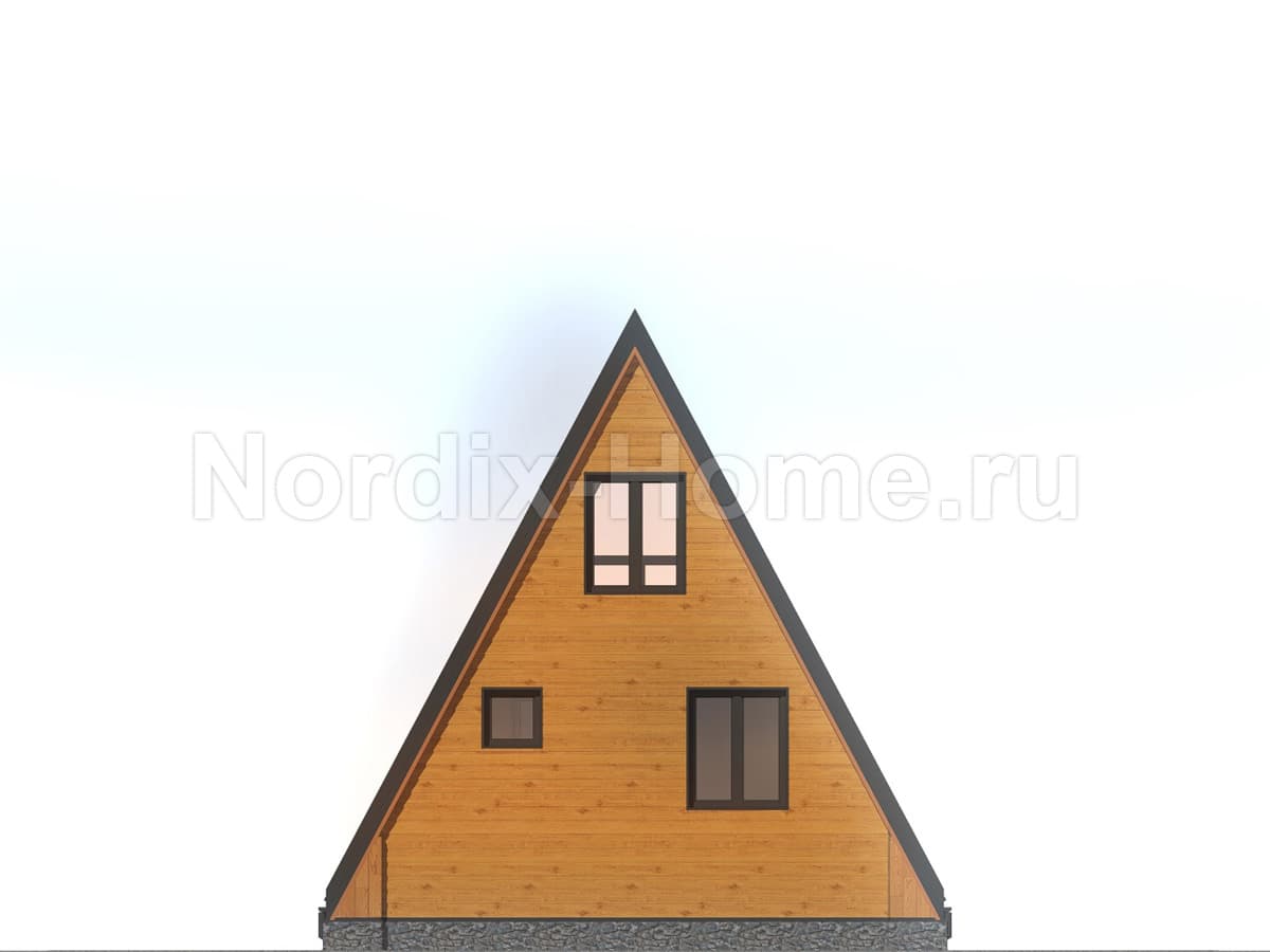 Чертёж фасада проекта Aurora, вид 3