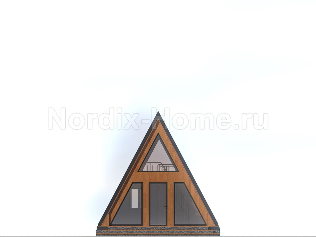 Чертёж фасада проекта Lumi, вид 1