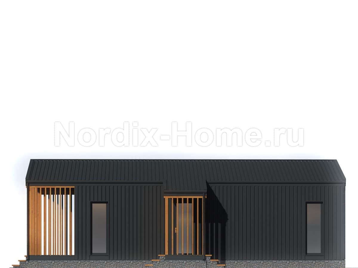 Чертёж фасада проекта Nord, вид 2