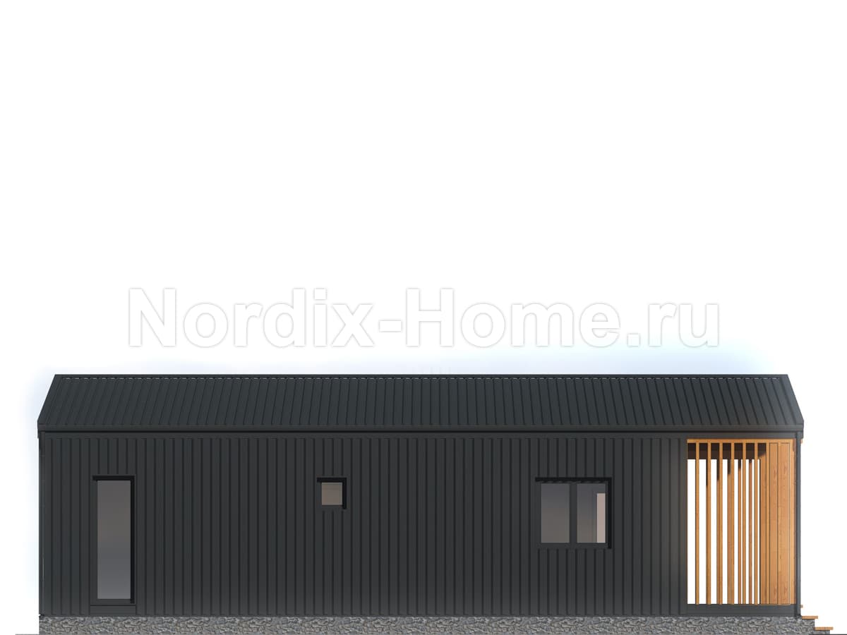 Чертёж фасада проекта Nord, вид 4
