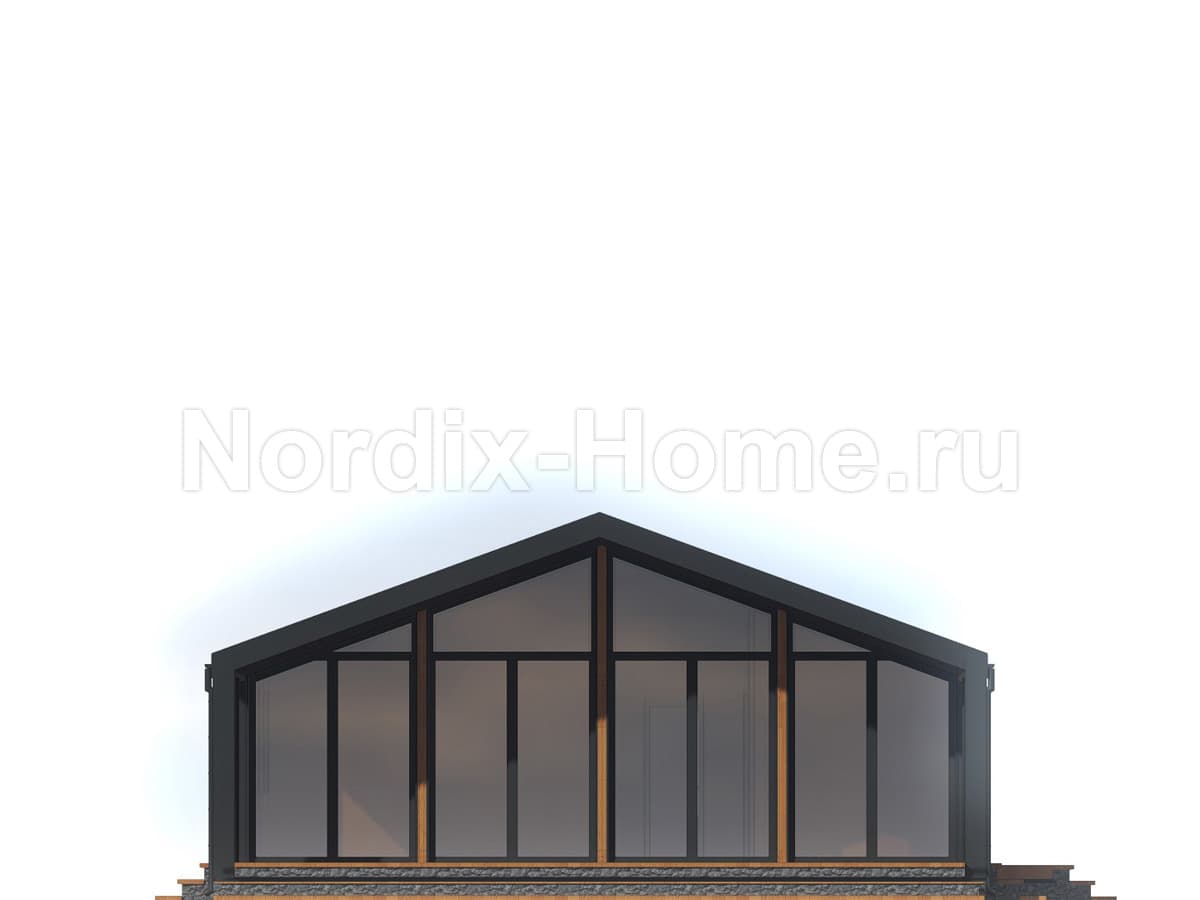Чертёж фасада проекта Vinter, вид 1