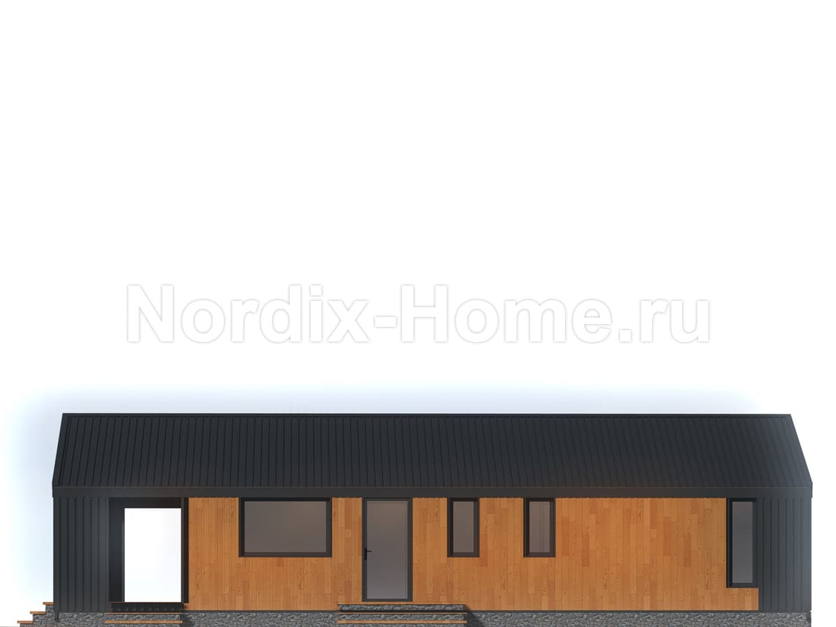 Чертёж фасада проекта Vinter, вид 2