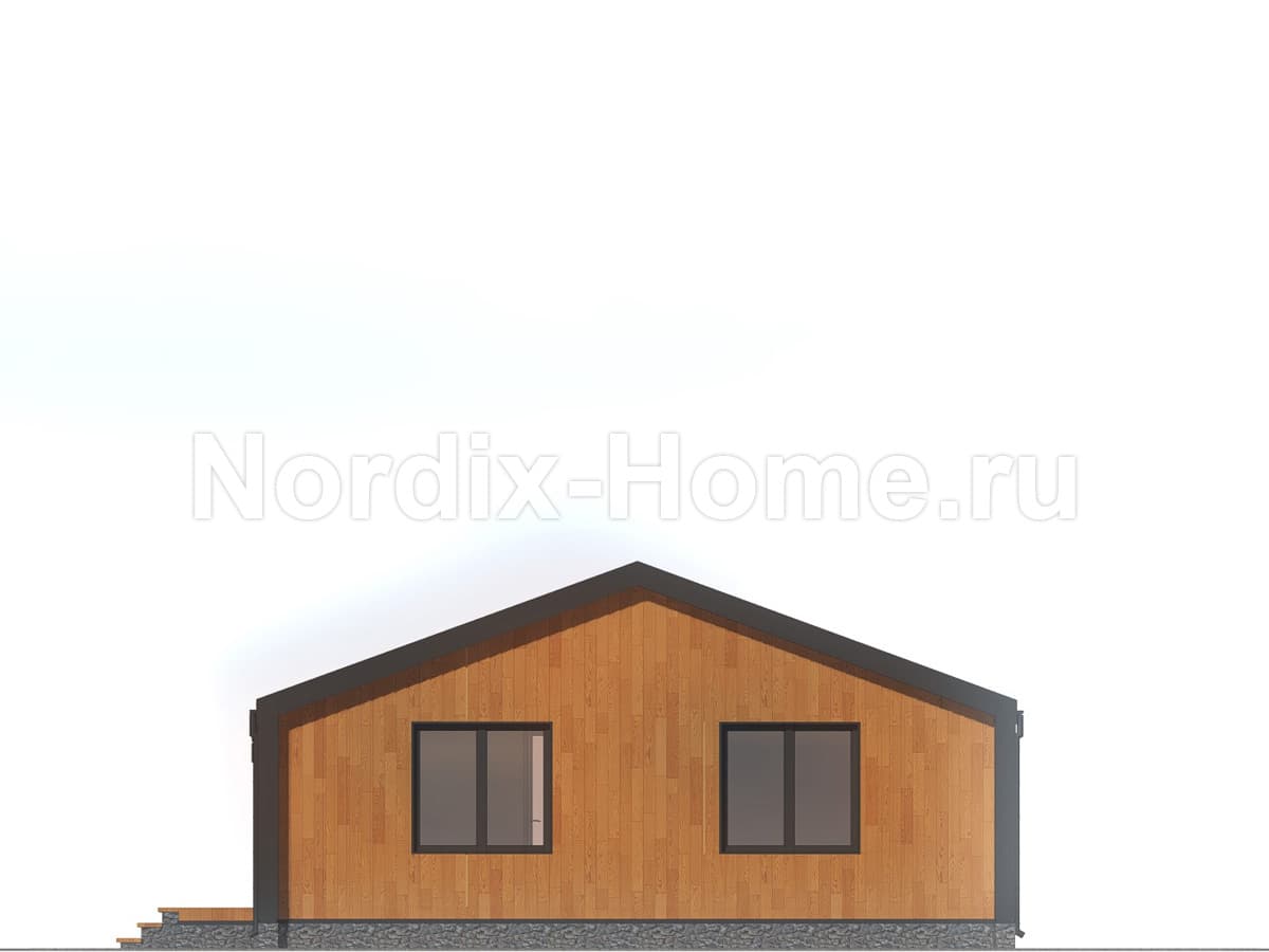Чертёж фасада проекта Vinter, вид 3