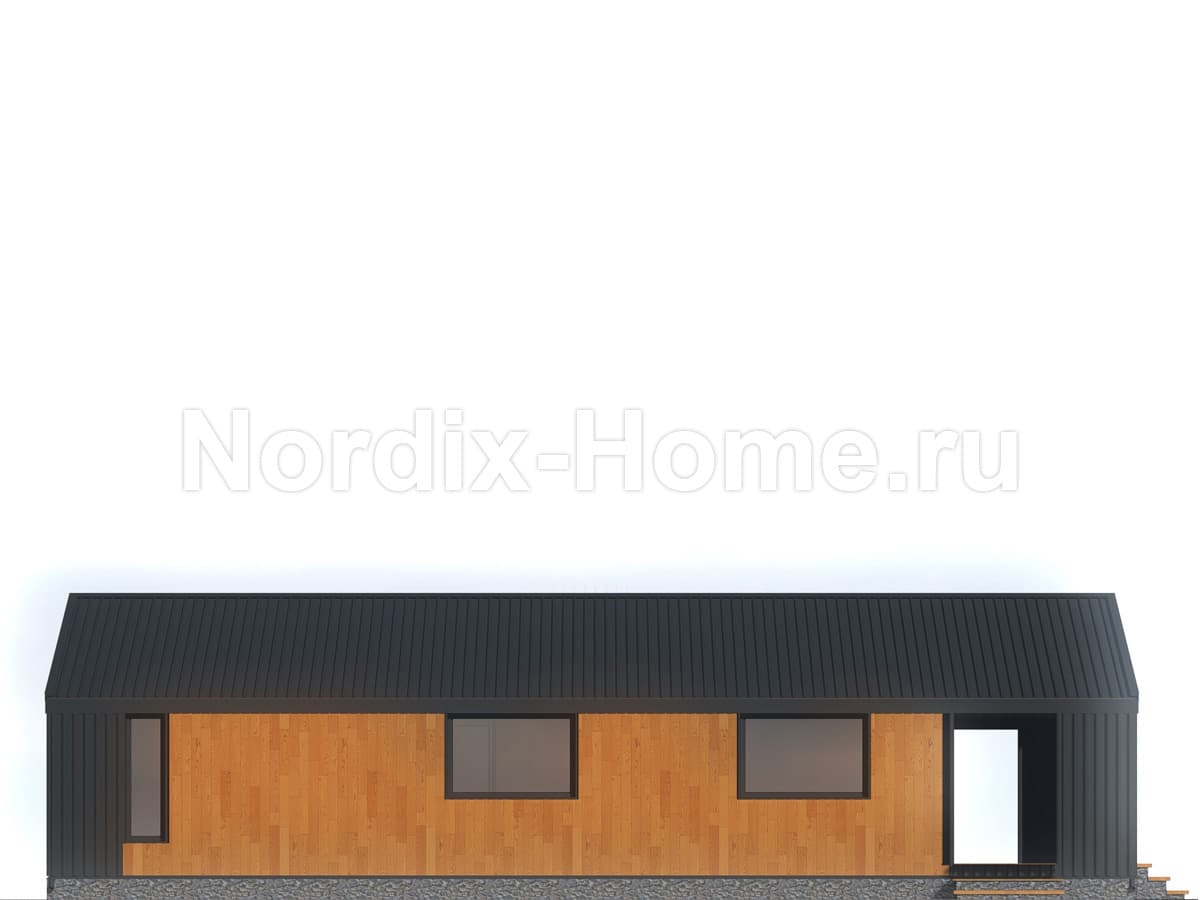 Чертёж фасада проекта Vinter, вид 4